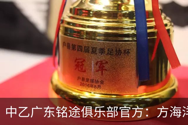 中乙广东铭途俱乐部官方：方海洋、王镡幼租借加盟球队